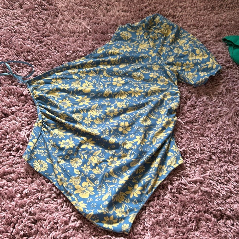 XL FLORAL PRINT BODYSUIT